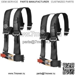 4PT 3-дюймовые ремни безопасности Can-Am Maverick Commander Defender X3 1000 800 ЧЕРНАЯ ПАРА