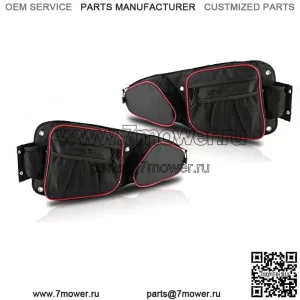 Сумки на боковые двери RZR, совместимые с Polaris RZR 1000 (XP 1000, XP 4 1000), RZR XP Turbo, XP 4 Turbo, RZR S900/S1000 2014-2023, сумка для хранения на двери с наколенником и водоотталкивающей застежкой-молнией