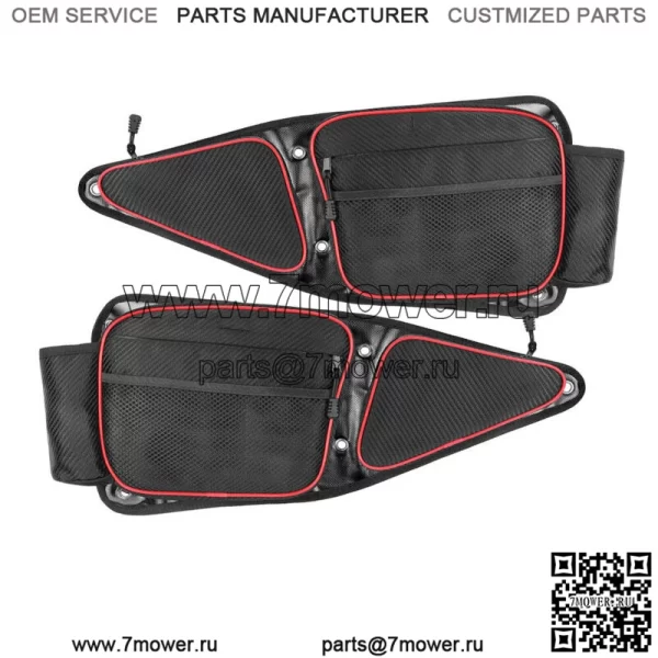 Сумки для хранения передней боковой двери UTV с наколенником для Polaris RZR XP 4 1000 (для: более одного автомобиля)
