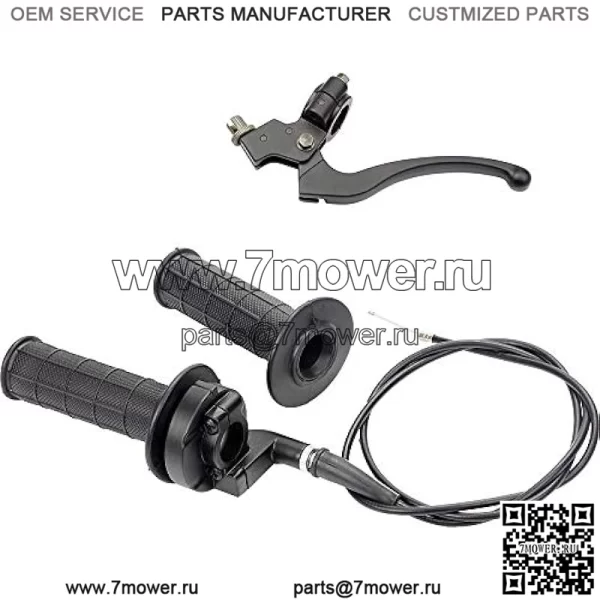 22 мм трос дроссельной заслонки для мини-велосипеда, 50 90 110 125cc ATV Quad Pit Bike Dirt Bike Baja Doodlebug Мини-велосипед Поворотный дроссель Ручка акселератора - Image 4