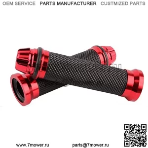 Изготовленный на заказ мотоцикл спортивный велосипед с ЧПУ алюминий 7/8 "22 мм руль резиновые гелевые ручки для Chopper Cruiser Bike