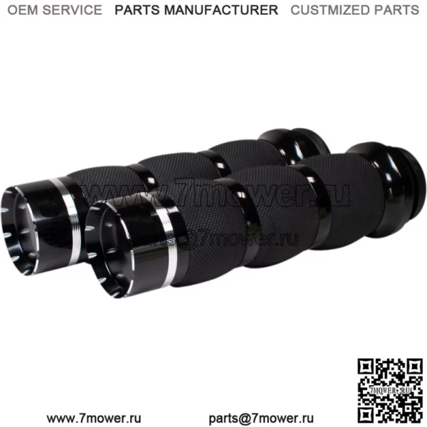 Пара ручек на воздушной подушке Khrome Werks Tracer, черные TBW Harley Touring Softail 08+ (Для: Harley-Davidson)
