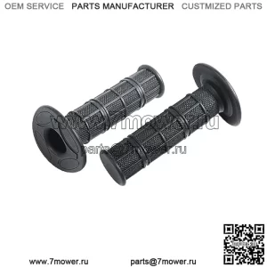 7/8-дюймовые мотоциклетные ручки, ручки для мотоциклов, ручки для мотоциклов, автомобильные аксессуары, мягкая резиновая мини-ручка для руля для CRF YZF WRF KXF KLX Pit Dirt Bike, мотокросс, мотоцикл для бездорожья (черный)