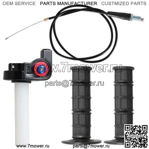 Поворотная ручка дроссельной заслонки 7/8 дюйма, 22 мм с кабелем, 50-250CC, квадроцикл для бездорожья (для: более одного автомобиля)