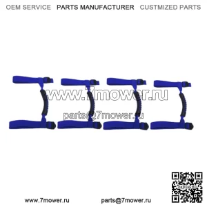 UTV Quad Roll Hand Grab Holder Ручка для ручки Подходит для: Polaris — набора из 4 штук синего цвета (подходит для Yamaha Rhino 660)