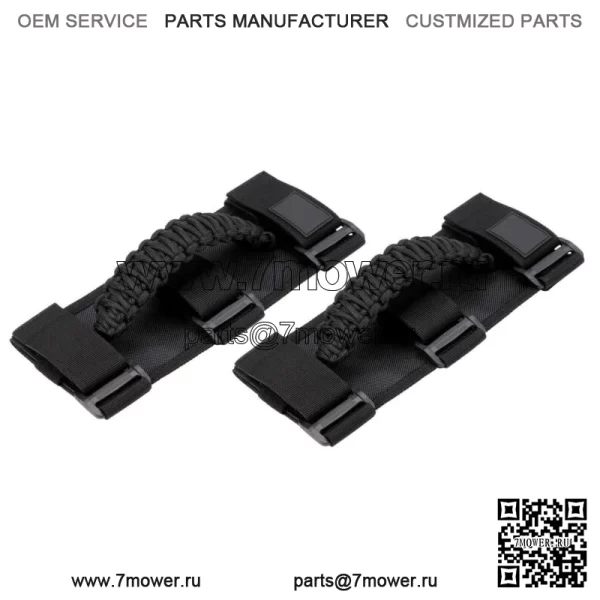 UTV 1,5–2 дюйма, поручни, черные ручки для Polaris RZR Ranger Can Am Honda (подходит: Yamaha Rhino 660)