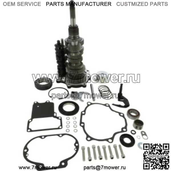 Комплект 7-ступенчатой коробки передач Baker Black Door Harley Dyna FLH FLT 06-17 (Для: Harley-Davidson)