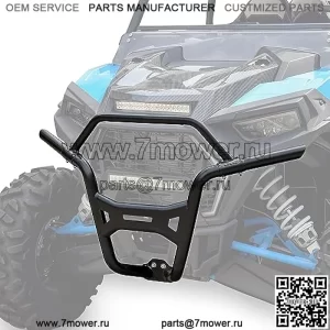 Передний бампер KATIMOTO для Polaris RZR 1000 XP / XP4 19-23, сверхпрочная стальная передняя щетка для Polaris RZR 1000 XP/XP 4 1000 Sport Turbo 2019-2023, аксессуары (OEM # 2884019-458)