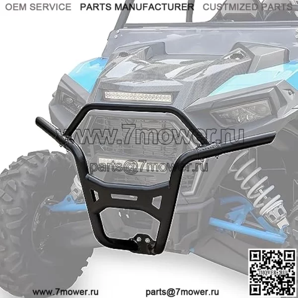 Передний бампер KATIMOTO для Polaris RZR 1000 XP / XP4 19-23, сверхпрочная стальная передняя щетка для Polaris RZR 1000 XP/XP 4 1000 Sport Turbo 2019-2023, аксессуары (OEM # 2884019-458)
