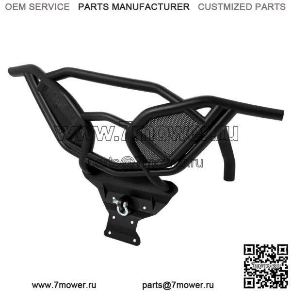Задний готовый бампер с D-образным кольцом для Can-Am Maverick X3 2017-up с порошковым покрытием - Image 3