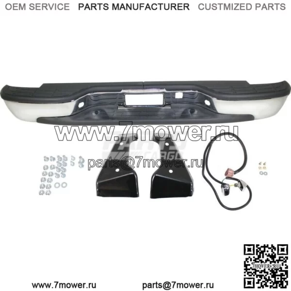Новый задний бампер в сборе подходит для Chevrolet Silverado 1500 1999-2006 годов 12496087 (для: более одного автомобиля)