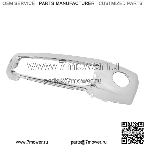 Передний бампер из хромированной стали для Toyota Tundra 2007, 2008, 2009, 2010, 2011-2013 годов - Image 3