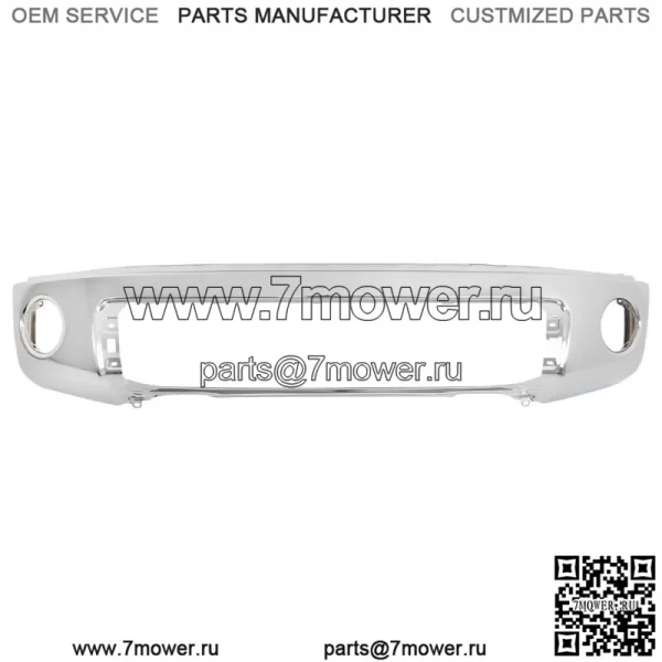 Передний бампер из хромированной стали для Toyota Tundra 2007, 2008, 2009, 2010, 2011-2013 годов - Image 4