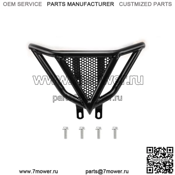 Поручень переднего бампера, черный для Yamaha 700 700R YFM 2006-2024 (Для: более одного автомобиля)