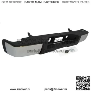 Для грузовика Chevy Silverado GMC Sierra 1500 2007-2013 годов, хромированный задний бампер в сборе
