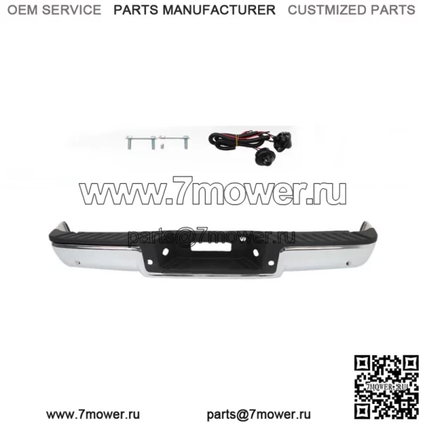 Хромированный задний бампер в сборе для Ford F150 2006-2008 годов с системой помощи при парковке