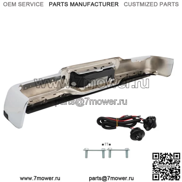 Хромированный задний бампер в сборе для Ford F150 2006-2008 годов с системой помощи при парковке - Image 3
