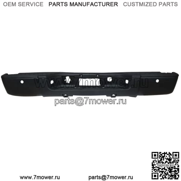 Черный задний бампер в сборе для Chevy Silverado 1500 2007-2013 годов с отверстиями для датчиков