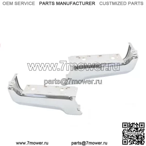 Пара хромированных накладок на задний бампер для Ford F250 F350 Super Duty 2017-2022 гг.