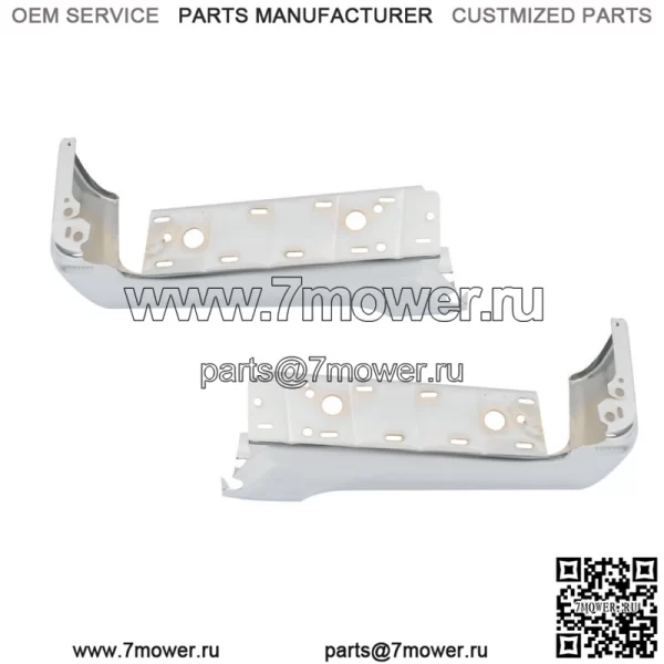 Пара хромированных накладок на задний бампер для Ford F250 F350 Super Duty 2017-2022 гг. - Image 3