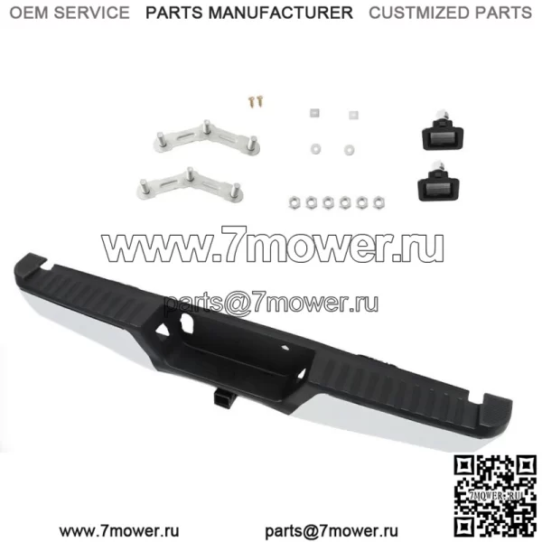 Хромированный задний бампер в сборе для Ford F-150 2015-2020 гг. с Max Tow FO1103187