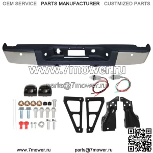 Задний бампер в сборе подходит для GMC Sierra и Chevrole Silverado 1500 2007-13 Chrome