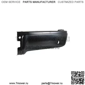 Стальной конец заднего бампера для Ford F-150 2009-2014 гг., правый с парковой грунтовкой, черный