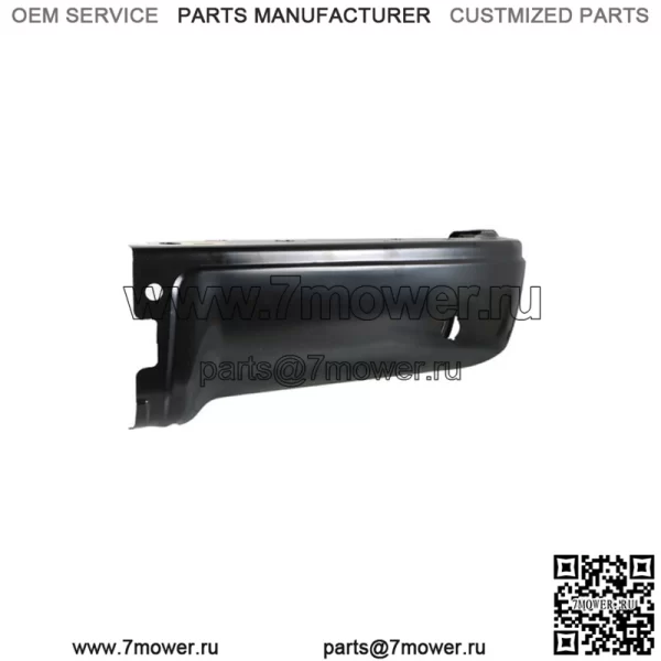 Стальной конец заднего бампера для Ford F-150 2009-2014 гг., правый с парковой грунтовкой, черный