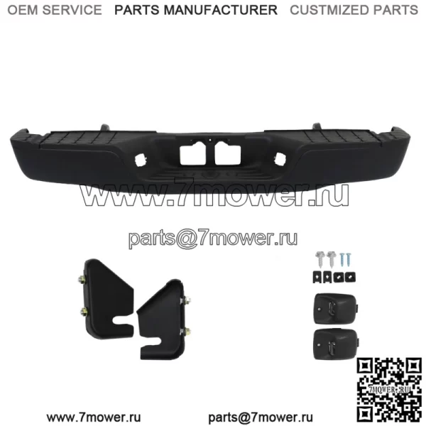 Черный стальной задний бампер в сборе для Toyota Tundra TO1103115 2007-2013 гг. - Image 2