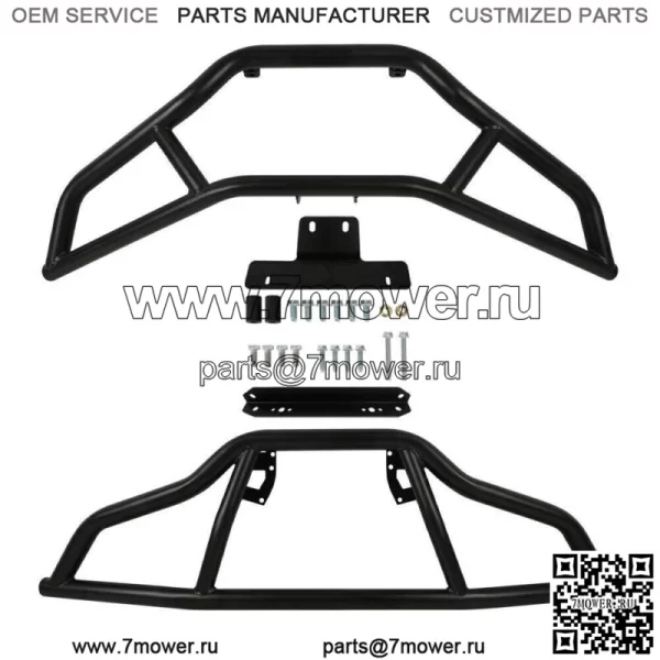 Для 2014-2023 Polaris Sportsman 450 570 ETX комплект переднего и заднего защитного бампера (для: Polaris) - Image 4
