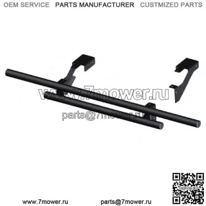 Задний бампер с двойной трубкой, черный Polaris Ranger Mid Size 2010-2021 (для: Polaris)