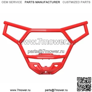 Передний бампер с высоким покрытием Polaris RZR TRAIL XP1000, красный 2884732-293, 2019-2024 гг.