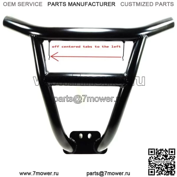 BLEMISHED Черный стальной передний бампер Polaris RZR XP1000 XP4 RS1 Turbo 2019+ - Image 2