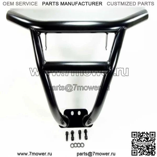 BLEMISHED Черный стальной передний бампер Polaris RZR XP1000 XP4 RS1 Turbo 2019+ - Image 5