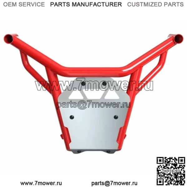 Оригинальный задний бампер Pre Runner Polaris RZR Turbo R 2022, красный 2884358-293