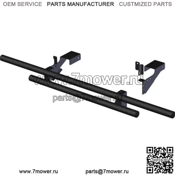Задний бампер с двойной трубкой для Polaris Ranger 500 4x4 05-10 (Для: Polaris)