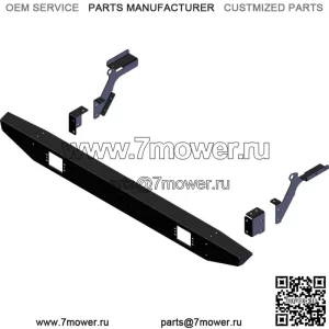 ЗАДНИЙ БАМПЕР ЗАДНИЙ, ЧЕРНЫЙ - POLARIS RANGER 400 500 570 800