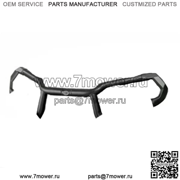 Крепление переднего крайнего бампера Polaris RZR 900/1000, черный, новый OEM 2879451 (для: Polaris)