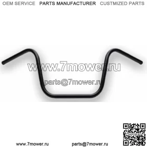 Черные Satin Black с ямочками на руле с подвеской Rise Ape 12 дюймов Harley Sportster Dyna (Для: Harley-Davidson)