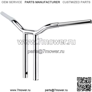 LA Choppers 1 1/4" Chrome Kage Fighter 12" Т-образные рули Прямые рули Harley FXD (Для: Harley-Davidson)