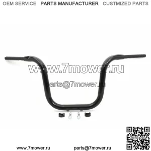 Черный руль 1-1/2 дюйма Road Glide 15 дюймов Multi Riserless Apes Apehangers Harley (Для: Harley-Davidson)
