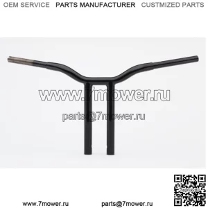 LA Choppers 1 1/4" Black Kage Fighter 10" Т-образные рули Прямые рули Harley FXD (Для: Harley-Davidson)