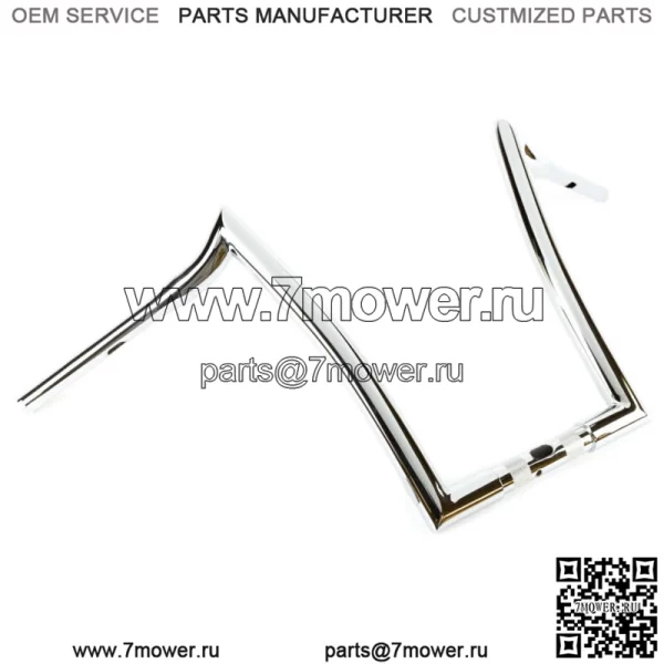 Руль Factory 47 Signature Ape Hanger 16 дюймов 1-1/4 дюйма, хромированный Harley FLTR 15-22 (для: Harley-Davidson)