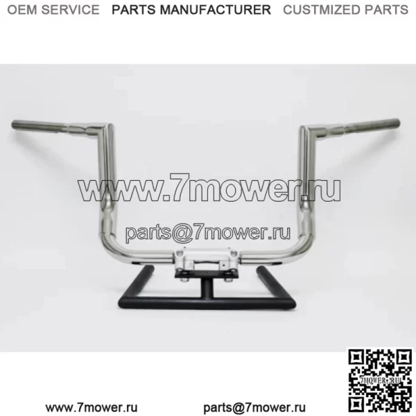 Полированные 10-дюймовые рули KST Kustoms Patriot Bagger Harley Touring Batwing (для: Harley-Davidson)