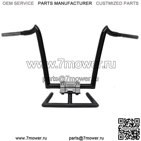 KST Kustoms Gloss Black 16" Рули Renegade на руль Harley FLTR Softail Dyna XL (Для: Harley-Davidson)
