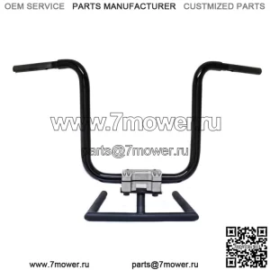 KST Kustoms Satin Black 14" Прямые рули руля Harley FLTR 1,25" (Для: Harley-Davidson)