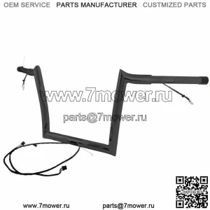 Yaffe Wired 10-дюймовые черные OEM подвески Monkey Ape на руль Harley Touring FLTR (Для: Harley-Davidson)