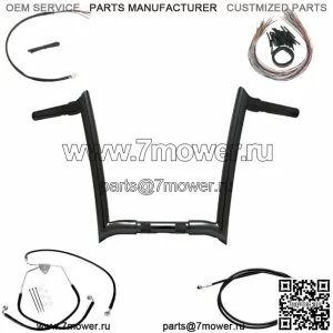 OEM пакет Yaffe Black 14" Monkey Bars 2008-2012 Harley Road King Glide CVO (для: Harley-Davidson)
