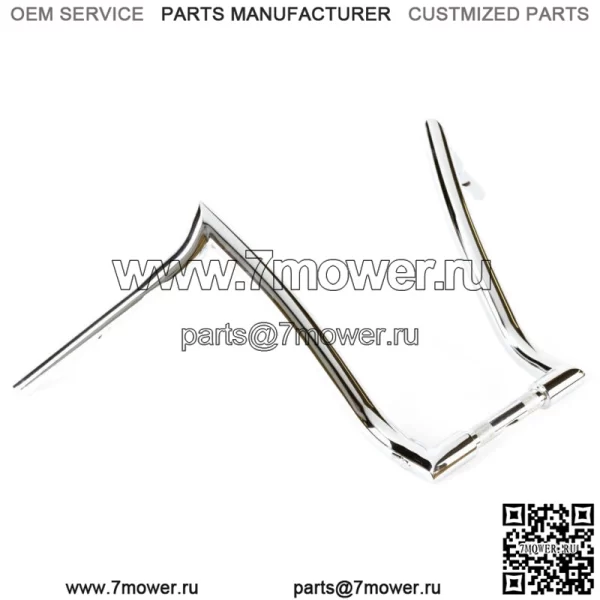 Руль Factory 47 Nomad Ape Hanger 1-1/2 дюйма 16 дюймов, хромированный Harley Softail (для: Harley-Davidson)