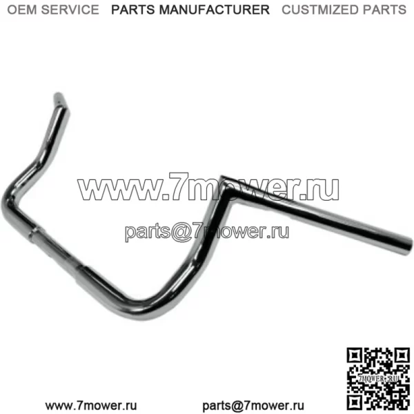 LA Choppers 8-дюймовые хромированные рули Twin Peaks Touring 1,25 дюйма Поворотные рули Harley Batwing (для: Harley-Davidson)